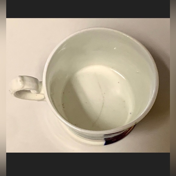 Cherry Tree Pattern Orange Copper Rust Lustre Gaudy Welsh Child’s Mug - Picture 8 of 10